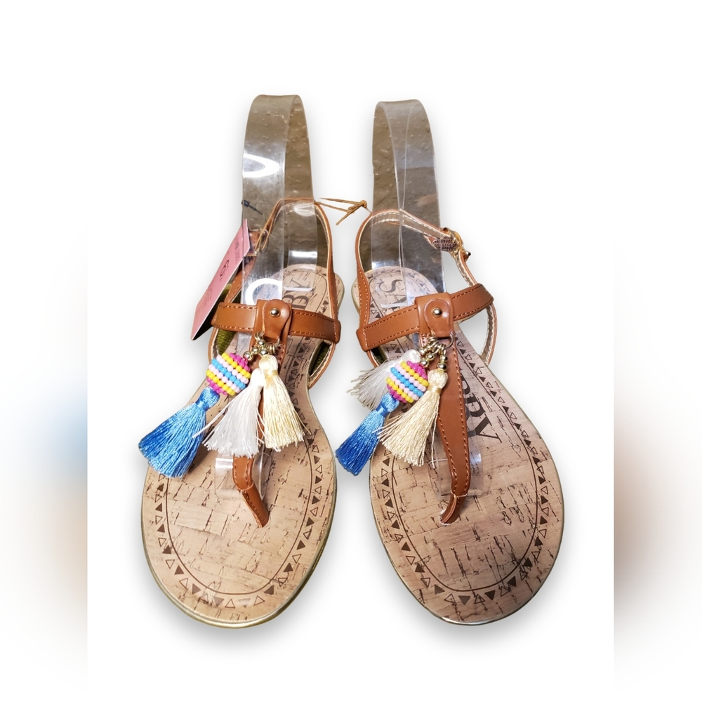 NWT Sam & Libby sandals tassels